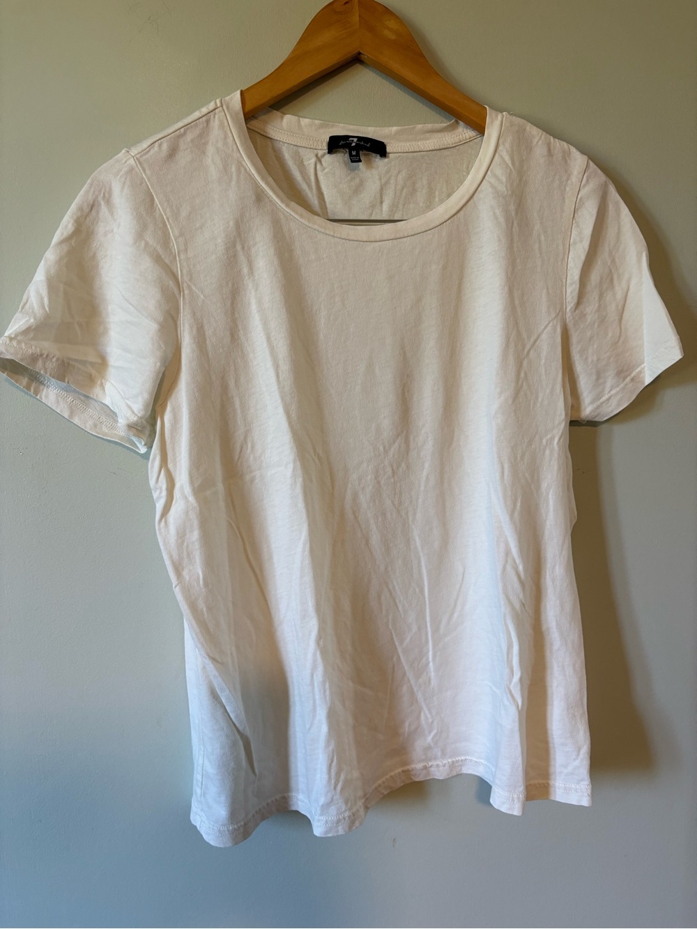 Womens 7 For all Mankind  Tee T-shirt 100% Cotton  M